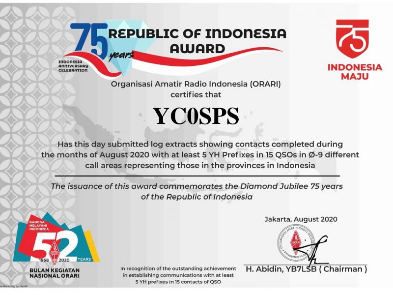 YC0SPS Diamond Award RI